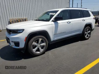 2021 Jeep Grand Cherokee Limited with VIN 1C4RJKBG5M8194882, listed as a Copart auction lot 58395065 with 76,633 mi miles and Salvage title. Bid and sale history available at DreamBid. Image 1.