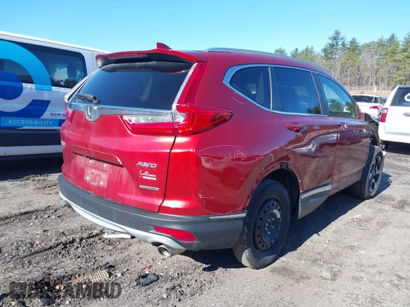 2017 Honda CR-V Touring with VIN 5J6RW2H95HL063877, listed as a IAAI auction lot 41982213 with 47,265 mi miles. Bid and sale history available at carsss.com. Image 4.