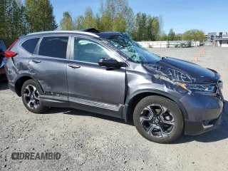 2019 Honda CR-V Touring with VIN JHLRW2H95KX022822, listed as a Copart auction lot 53822095 with 98,134 mi miles and Salvage Title. Bid and sale history available at DreamBid. Image 4.