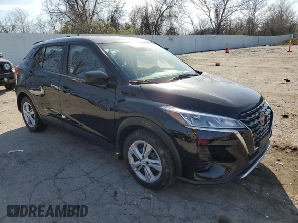 2022 Nissan Kicks S with VIN 3N1CP5BV7NL496197, listed as a Copart auction lot 50633005 with 31,517 mi miles and Salvage Title. Bid and sale history available at carsss.com. Image 4.