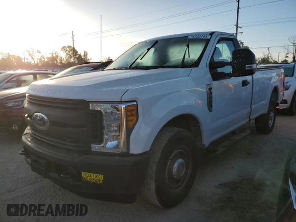 2017 Ford F-250 XL with VIN 1FTBF2A68HEB45291, listed as a Copart auction lot 74703744 with Not provided miles and Salvage title. Bid and sale history available at DreamBid. Image 1.