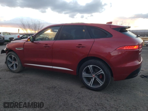 2019 Jaguar F-Pace S with VIN SADCM2FV2KA392562, listed as a Copart auction lot 80383083 with 44,716 mi miles and Salvage Title. Bid and sale history available at DreamBid. Image 2.