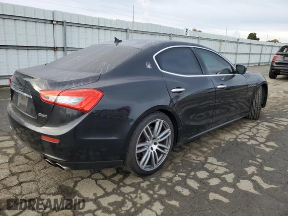 2015 Maserati Ghibli S Q4 with VIN ZAM57RTA8F1150575, listed as a Copart auction lot 38179884 with 59,174 mi miles. Bid and sale history available at carsss.com. Image 3.