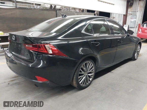 2015 Lexus IS 250 with VIN JTHCF1D25F5025063, listed as a IAAI auction lot 42727110 with 74,056 mi miles and . Bid and sale history available at DreamBid. Image 4.