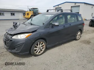 2015 Mazda 5 Grand Touring with VIN JM1CW2DL3F0183088, listed as a Copart auction lot 65752185 with 118,328 mi miles and Salvage title. Bid and sale history available at DreamBid. Image 1.