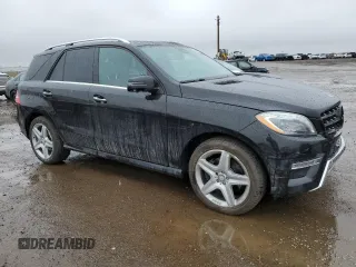 2014 Mercedes-Benz M 350 with VIN 4JGDA2EB7EA363543, listed as a Copart auction lot 53585855 with 168,940 mi miles and Salvage Title. Bid and sale history available at DreamBid. Image 4.