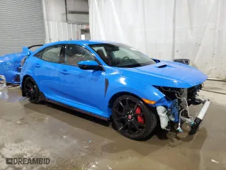 2021 Honda Civic Type R Touring with VIN SHHFK8G7XMU204090, listed as a Copart auction lot 76733864 with 26,292 mi miles and Salvage Title. Bid and sale history available at carsss.com. Image 4.