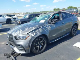 2021 Mercedes-Benz GLE 53 AMG with VIN 4JGFD6BB0MA403746, listed as a IAAI auction lot 42221763 with 68,541 mi miles and . Bid and sale history available at DreamBid. Image 16.