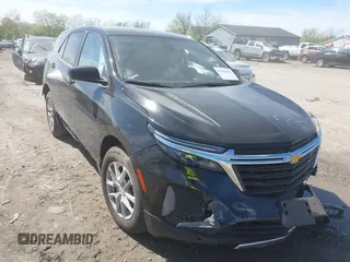 2022 Chevrolet Equinox LT z VIN 3GNAXUEV5NL128103, wystawiony jako IAAI lot #42156684 z przebiegiem 35 608 mil mil oraz . Historia ofert i sprzedaży dostępna na DreamBid. Obrazek 1.
