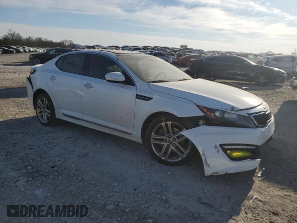 2013 Kia Optima SX with VIN 5XXGR4A6XDG091538, listed as a Copart auction lot 42228445 with 184,398 mi miles and Salvage title. Bid and sale history available at DreamBid. Image 4.