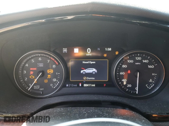 2020 Cadillac XT5 Sport AWD with VIN 1GYKNGRS7LZ107984, listed as a Copart auction lot 42578205 with 88,411 mi miles and Salvage title. Bid and sale history available at DreamBid. Image 9.