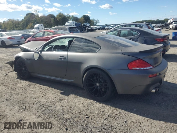 2009 BMW 6 Series M6 with VIN WBSEH93559CY25031, listed as a Copart auction lot 74599624 with 0 mi miles and Clean Title. Bid and sale history available at carsss.com. Image 2.