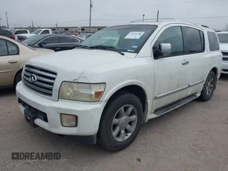 2005 Infiniti QX56 with VIN 5N3AA08A65N802774, listed as a IAAI auction lot 41899540 with 229,216 mi miles. Bid and sale history available at carsss.com. Image 2.