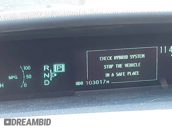 2014 Toyota Prius Four with VIN JTDKN3DU6E0376766, listed as a IAAI auction lot 41800757 with 103,017 mi miles. Bid and sale history available at carsss.com. Image 7.
