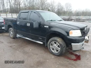 2006 Ford F-150 XLT with VIN 1FTPW14586FB29313, listed as a IAAI auction lot 41876594 with 161,637 mi miles. Bid and sale history available at carsss.com. Image 1.
