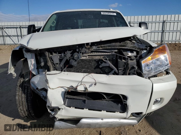 2014 Nissan Titan S with VIN 1N6AA0EC0EN507752, listed as a Copart auction lot 84250314 with 38,757 mi miles and Salvage Title. Bid and sale history available at DreamBid. Image 5.