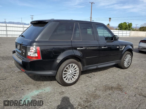 2011 Land Rover Range Rover Sport HSE with VIN SALSF2D41BA290755, listed as a Copart auction lot 41808695 with 183,187 mi miles and Salvage Title. Bid and sale history available at DreamBid. Image 3.