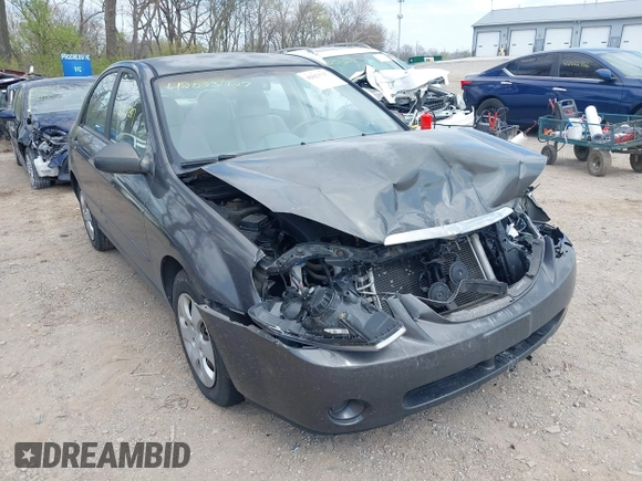 2006 Kia Spectra EX with VIN KNAFE121365346365, listed as a IAAI auction lot 42023727 with 87,345 mi miles and . Bid and sale history available at DreamBid. Image 1.