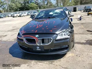 2012 BMW 6 Series 650i with VIN WBALZ3C53CDL70543, listed as a Copart auction lot 47107745 with 95,616 mi miles and Salvage Title. Bid and sale history available at carsss.com. Image 13.