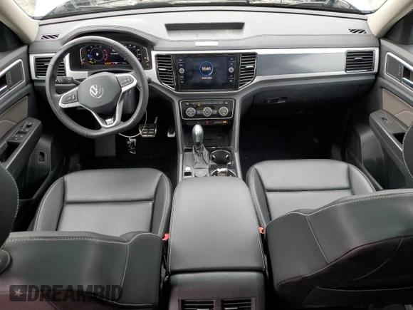 2023 Volkswagen Atlas SEL R-Line Black with VIN 1V2SR2CA0PC552989, listed as a Copart auction lot 78091744 with 37,644 mi miles and Salvage title. Bid and sale history available at DreamBid. Image 8.