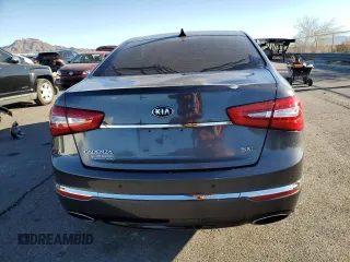 2015 Kia Cadenza Premium with VIN KNALN4D7XF5192579, listed as a Copart auction lot 82381104 with 77,500 mi miles and Salvage Title. Bid and sale history available at carsss.com. Image 6.