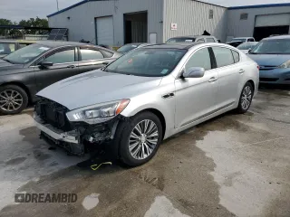 2016 Kia K900 Luxury z VIN KNALU4D39G6032186, wystawiony jako Copart lot #56945565 z przebiegiem 96 441 mil mil oraz Szkody całkowita. Historia ofert i sprzedaży dostępna na DreamBid. Obrazek 1.