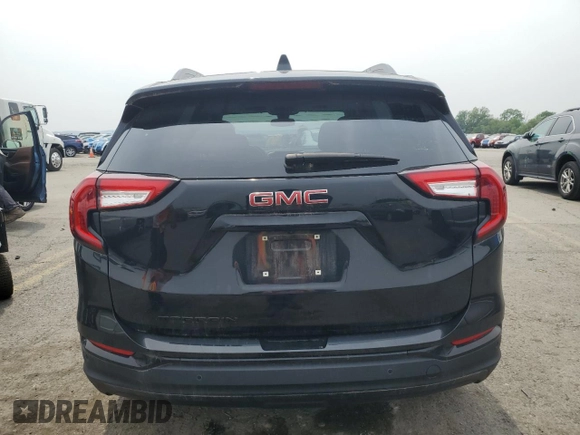 2023 GMC Terrain SLE z VIN 3GKALMEG9PL182341, wystawiony jako Copart lot #60895125 z przebiegiem 25 597 mil mil oraz Szkoda całkowita • Salvage title. Historia ofert i sprzedaży dostępna na DreamBid. Obrazek 6.
