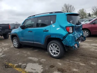 2021 Jeep Renegade Jeepster with VIN ZACNJDAB9MPM71295, listed as a Copart auction lot 51680175 with 30,034 mi miles and Salvage title. Bid and sale history available at DreamBid. Image 2.