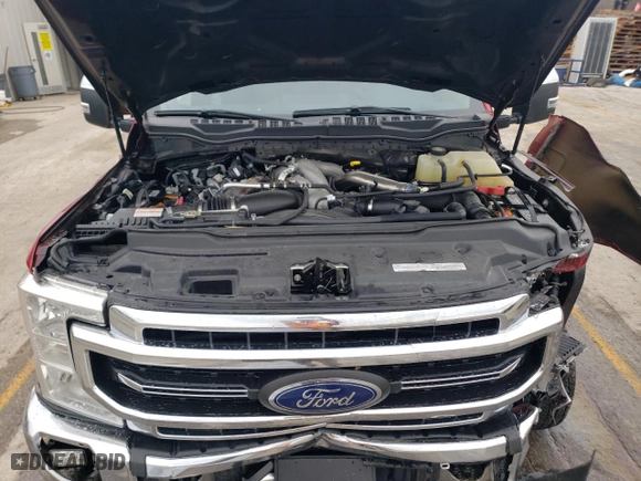 2020 Ford Super Duty F-250 SRW XL with VIN 1FT7W2BTXLEE61407, listed as a Copart auction lot 51090185 with 52,956 mi miles and Salvage Title. Bid and sale history available at carsss.com. Image 11.