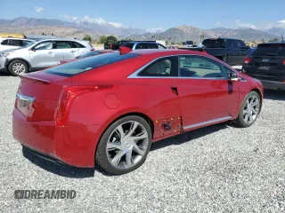 2014 Cadillac ELR z VIN 1G6RR1E43EU601792, wystawiony jako Copart lot #49656065 z przebiegiem 16 121 mil mil oraz Szkody całkowita. Historia ofert i sprzedaży dostępna na DreamBid. Obrazek 3.