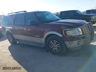 2007 Ford Expedition EL Eddie Bauer with VIN 1FMFK17577LA19340, listed as a IAAI auction lot 41743001 with 218,768 mi miles. Bid and sale history available at carsss.com. Image 1.