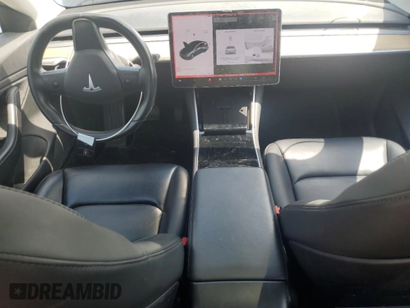 2019 Tesla Model 3 Mid Range with VIN 5YJ3E1EA9KF314367, listed as a Copart auction lot 54753605 with 97,913 mi miles and Salvage Title. Bid and sale history available at DreamBid. Image 8.
