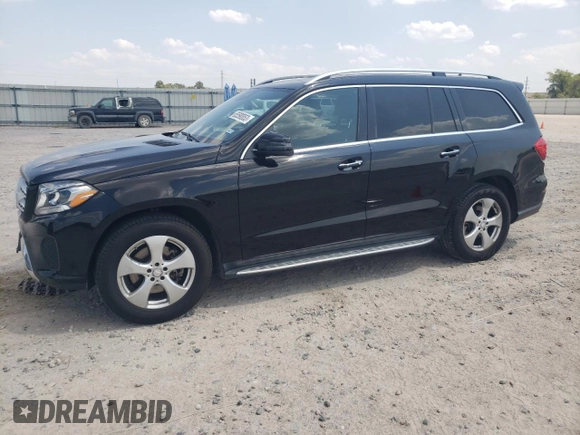 2017 Mercedes-Benz GLS with VIN 4JGDF6EE4HA767178, listed as a Copart auction lot 65590853 with 39,175 mi miles. Bid and sale history available at carsss.com. Image 1.
