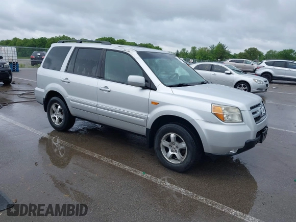 2008 Honda Pilot EX-L with VIN 5FNYF18508B020009, listed as a IAAI auction lot 42321395 with 149,173 mi miles and . Bid and sale history available at DreamBid. Image 1.