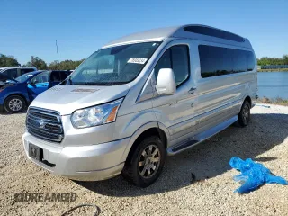 2018 Ford Transit with VIN 1FTYE9ZG7JKA53471, listed as a Copart auction lot 76933234 with 78,295 mi miles and Salvage title. Bid and sale history available at DreamBid. Image 1.
