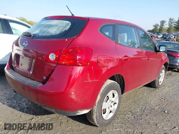 2009 Nissan Rogue SL with VIN JN8AS58TX9W040787, listed as a IAAI auction lot 41962350 with 177,621 mi miles and . Bid and sale history available at DreamBid. Image 4.