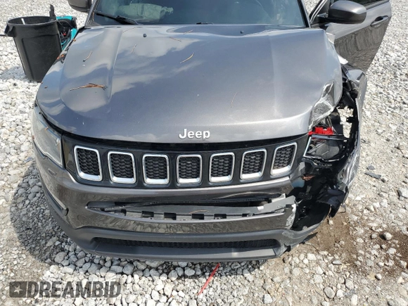 2020 Jeep Compass Latitude with VIN 3C4NJCBB6LT235383, listed as a Copart auction lot 61359355 with Not provided miles and Salvage title. Bid and sale history available at DreamBid. Image 12.