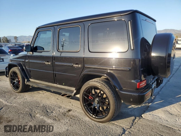 2019 Mercedes-Benz G 63 AMG with VIN WDCYC7HJXKX310242, listed as a Copart auction lot 46267745 with 69,171 mi miles and Salvage title. Bid and sale history available at DreamBid. Image 2.