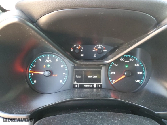 2020 Chevrolet Colorado 2WD Work Truck with VIN 1GCGSBEA2L1207834, listed as a Copart auction lot 52143015 with 46,868 mi miles and Salvage Title. Bid and sale history available at carsss.com. Image 9.