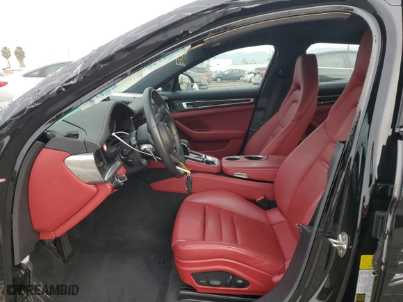 2022 Porsche Panamera with VIN WP0AJ2A79NL102055, listed as a Copart auction lot 82739553 with 12,943 mi miles. Bid and sale history available at carsss.com. Image 7.