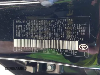 2024 Toyota Corolla LE with VIN 5YFB4MDE6RP226301, listed as a IAAI auction lot 41449167 with 5,473 mi miles. Bid and sale history available at carsss.com. Image 9.
