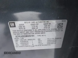 2011 GMC Terrain SLT-2 with VIN 2CTFLXEC5B6253181, listed as a IAAI auction lot 41298096 with 101,763 mi miles. Bid and sale history available at carsss.com. Image 9.
