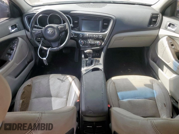 2015 Kia Optima EX with VIN 5XXGN4A7XFG487654, listed as a Copart auction lot 63530695 with 101,943 mi miles and Clean title. Bid and sale history available at DreamBid. Image 8.