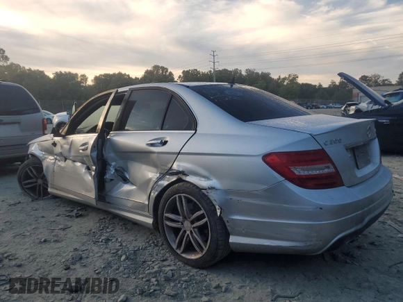 2013 Mercedes-Benz C 300 Sport with VIN WDDGF8AB5DA835769, listed as a Copart auction lot 75489344 with 124,824 mi miles and Salvage Title. Bid and sale history available at DreamBid. Image 2.
