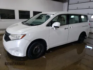 2013 Nissan Quest SV with VIN JN8AE2KP3D9071176, listed as a Copart auction lot 48161745 with 117,292 mi miles and Clean Title. Bid and sale history available at carsss.com. Image 1.