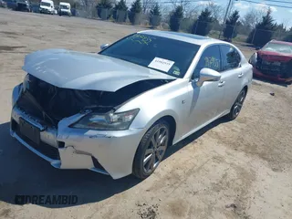 2013 Lexus GS 350 with VIN JTHCE1BL6D5017064, listed as a IAAI auction lot 41902935 with 147,881 mi miles. Bid and sale history available at carsss.com. Image 2.