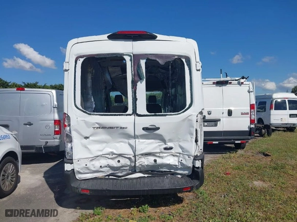 2020 Ford Transit Cargo Van with VIN 1FTBR1C83LKA42001, listed as a IAAI auction lot 40799307 with 182,857 mi miles. Bid and sale history available at carsss.com. Image 17.