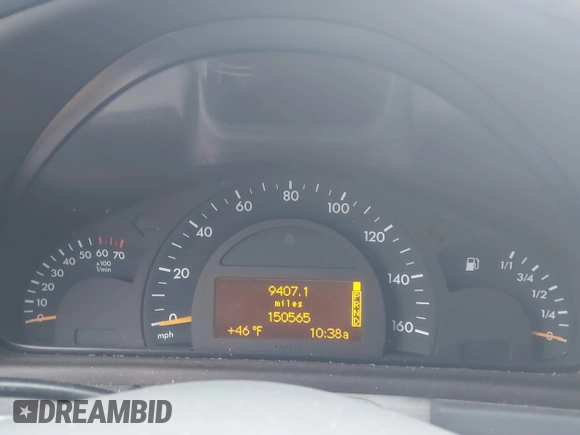 2003 Mercedes-Benz C 320 with VIN WDBRF64J23F400346, listed as a IAAI auction lot 41206060 with 150,565 mi miles and . Bid and sale history available at DreamBid. Image 7.