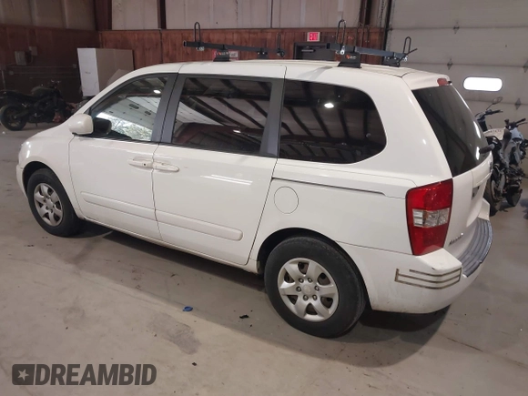 2007 Kia Sedona with VIN KNDMB133X76142466, listed as a IAAI auction lot 41351644 with 183,534 mi miles. Bid and sale history available at carsss.com. Image 3.