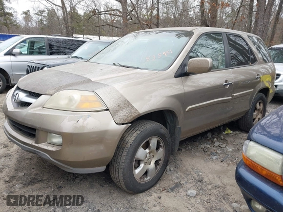 2006 Acura MDX with VIN 2HNYD18286H535451, listed as a IAAI auction lot 41382040 with 301,903 mi miles. Bid and sale history available at carsss.com. Image 2.